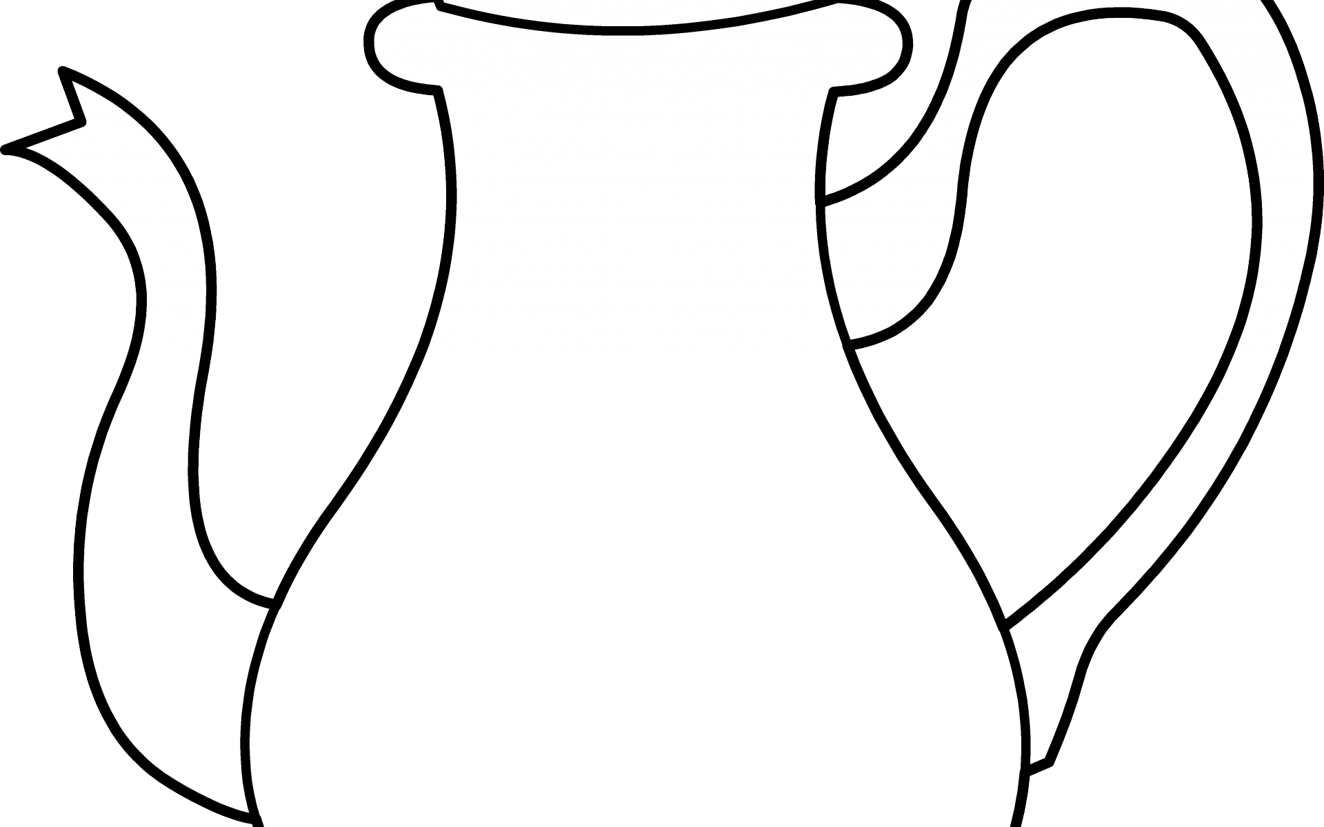 Teapot Clipart Line Drawing - Clip Art (1920x1200)