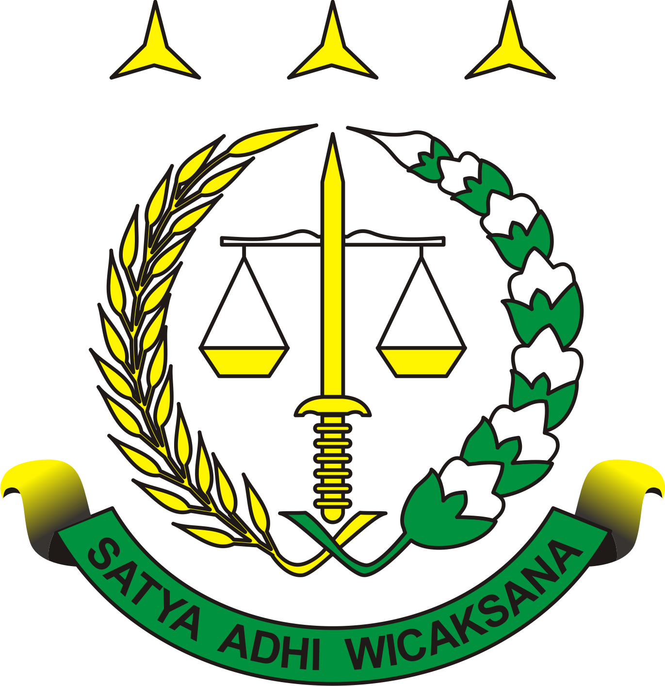 Logo Kejaksaan Negeri Png (1371x1413)