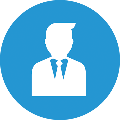 Image - Youtube Round Icon Blue (500x500)