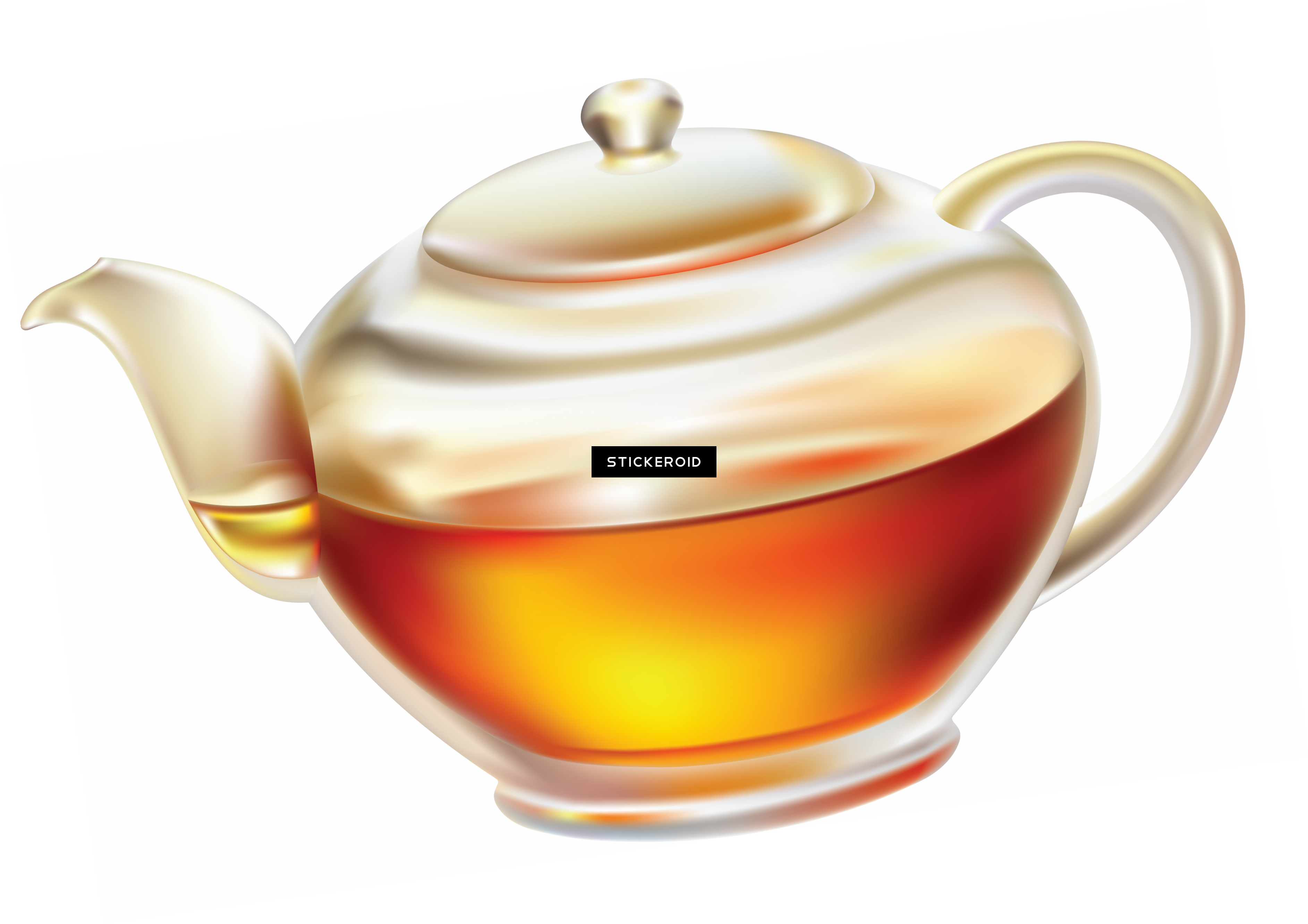 Pink Tea Clip Art Kettle - Tea Pot Hd Png (3770x2663)