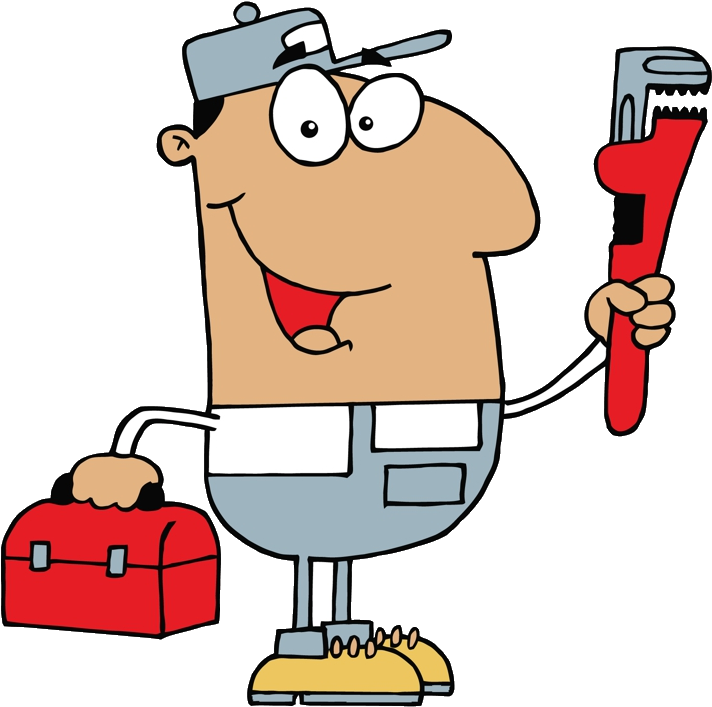 Poor Biff's Almanac - Plumber Free Clip Art (800x781)