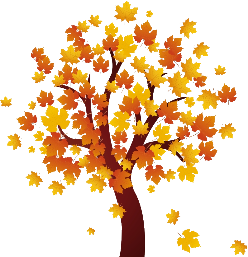 It Oughta Be Autumn - Fall Tree Clipart Png (840x909)