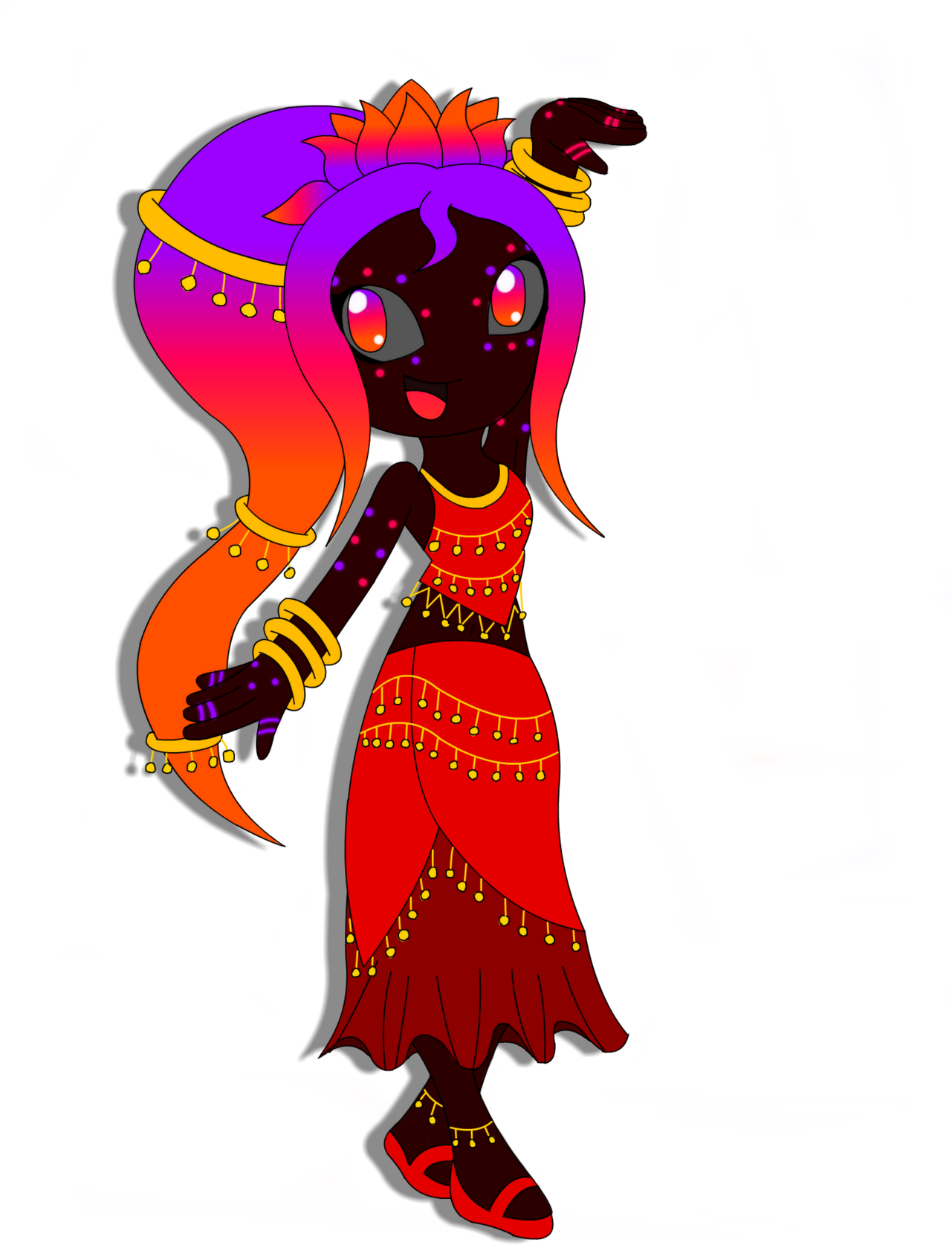 Zibouya The Belly Dancer Inkdrian - Illustration (1280x1707)