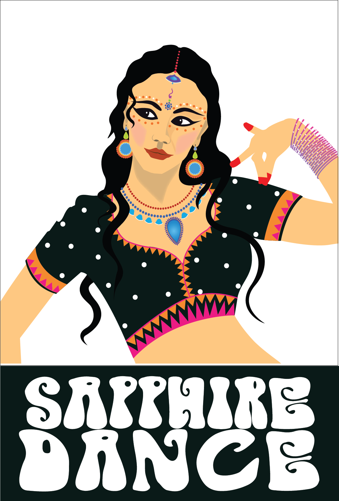 Subsequently Sapphire Dance Has Gained Massive Experience - Illustration (1135x1674)