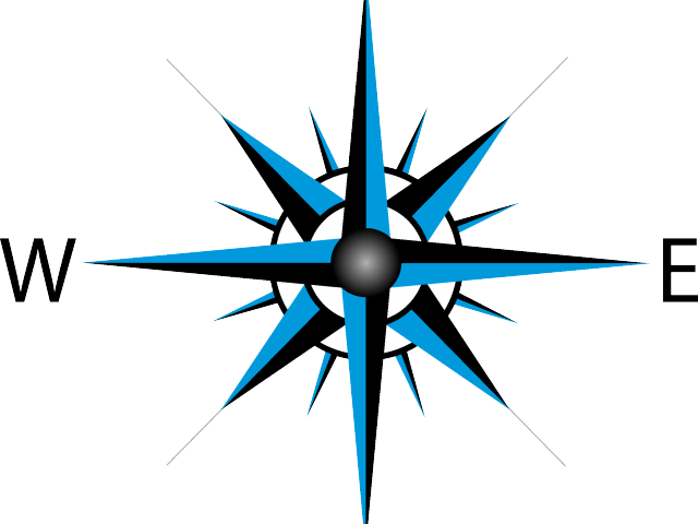 Drawn Compass Compass Rose - Compass (640x480)