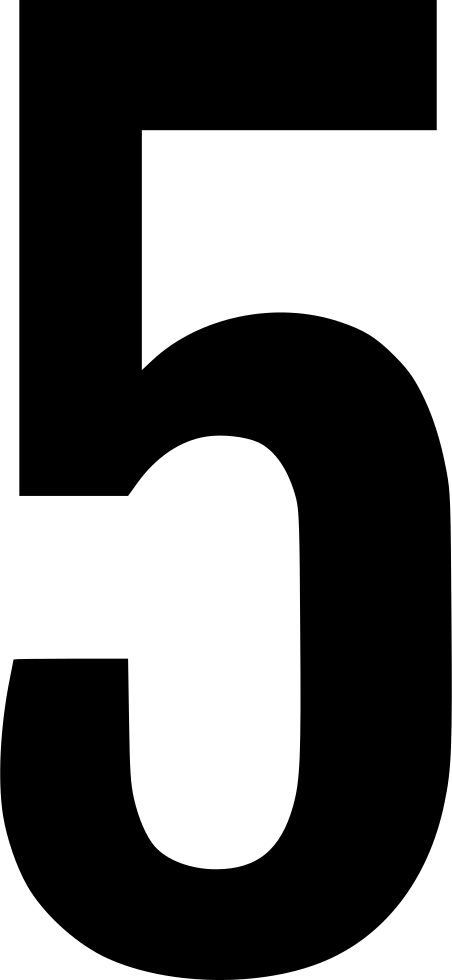 Online Five Number Track List Comments - Five Number Png (452x980)