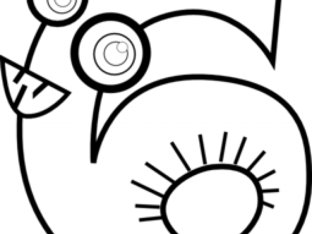 Five Clipart Number 1 Outline - Number 6 Clipart (640x480)