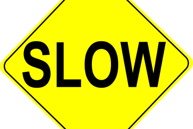 Slow Down - Traffic Sign (640x427)