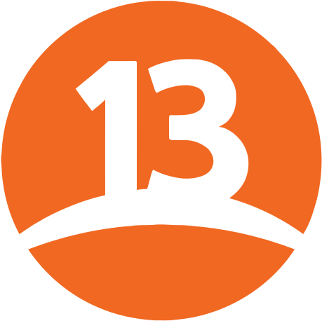File - Canal 13 - Svg - Canal 13 (491x500)