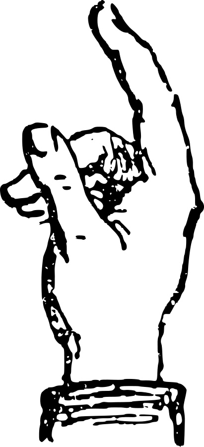 This Free Clip Arts Design Of Deaf Alphabet G - This Free Clip Arts Design Of Deaf Alphabet G (411x900)