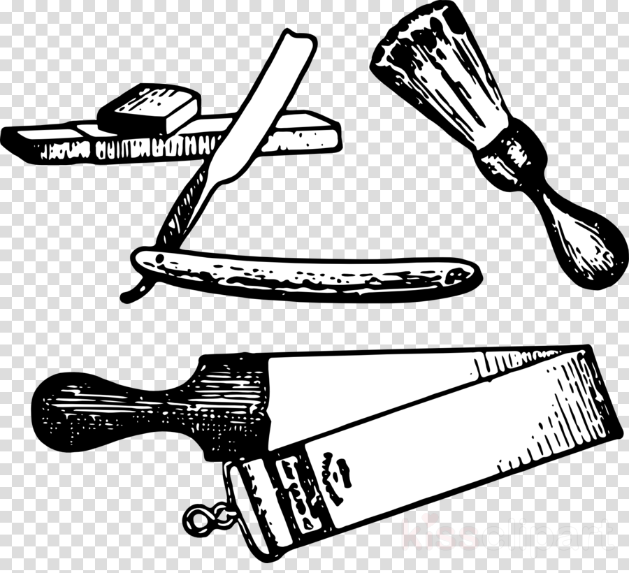 Shaving Clipart Shaving Straight Razor - Shaving (900x820)