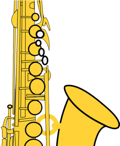 Saxophone Clipart Golden - Saxophone .png (640x480)