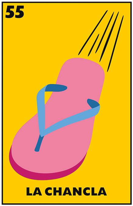 La Chancla Lotteria Card - Png Loteria Card La Chancla (675x675)