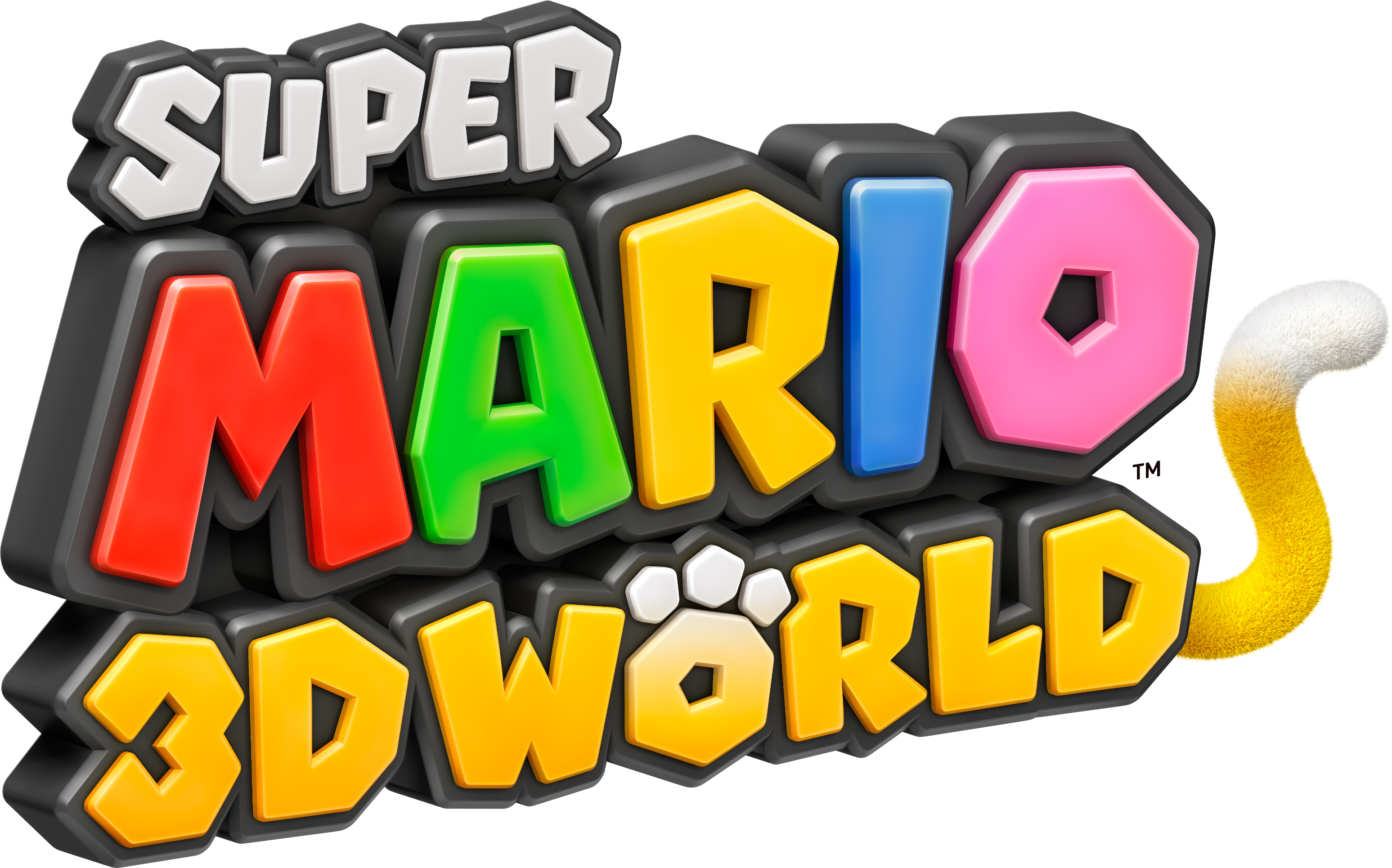 Super Mario Clipart Text - Super Mario 3d World Logo (3094x1930)