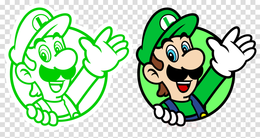 Super Mario 3d World Character Icons Clipart Super - Luigi Mario 3d World (900x480)