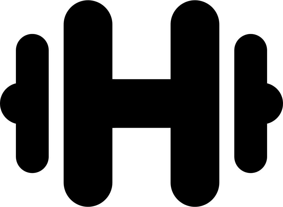 Dumbbell Svg Png Icon Free Download - Fitness Tool Png (980x718)