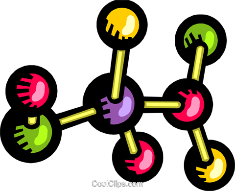 Molecules And Atoms Royalty Free Vector Clip Art Illustration - Molecules And Atoms Royalty Free Vector Clip Art Illustration (480x390)