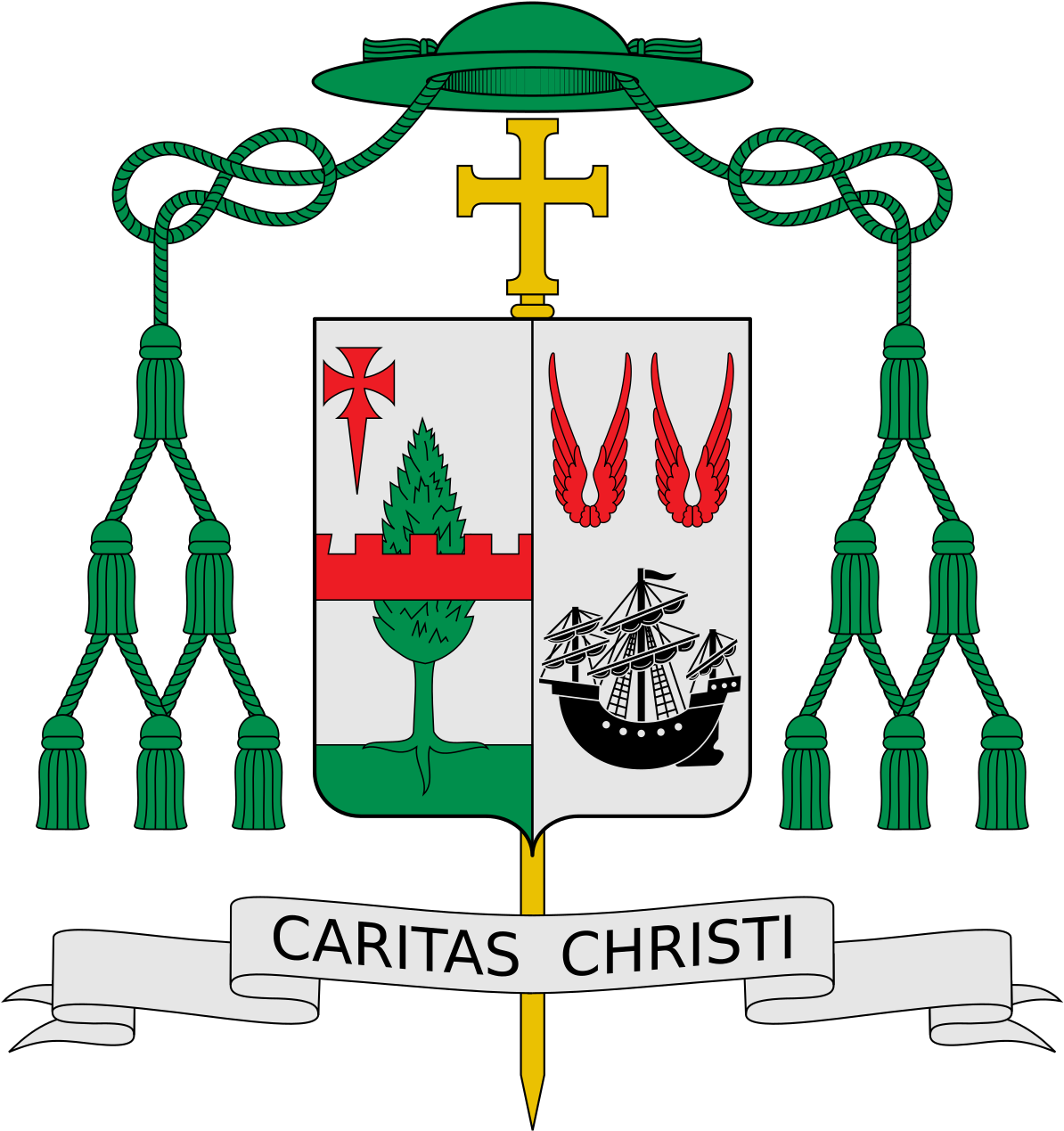 Bishop Oscar Jaime Florencio Coat Of Arms (1200x1279)