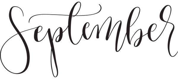 September Is Traditionally Dedicated To The Seven Sorrows - Calligraphy (600x265)