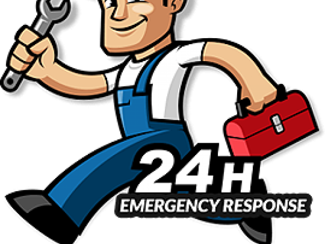 Plumber Clipart Repair Shop - Plumbing Man (640x480)
