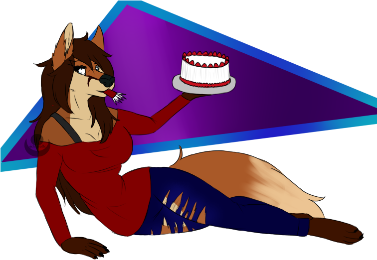 Happy Birthday/anniversary To Me - Cartoon (755x528)