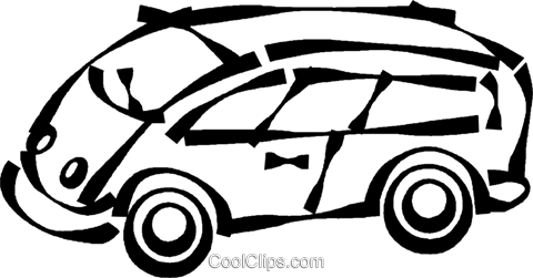 Van Royalty Free Vector Clip Art Illustration - Van Royalty Free Vector Clip Art Illustration (480x251)