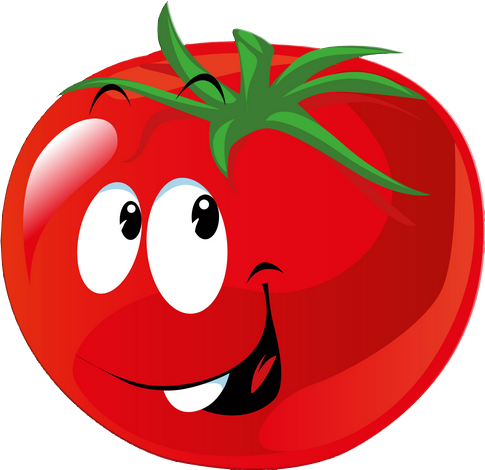 Tomate Tomato Pomodoro Clipart - Cartoon Tomato (485x470)