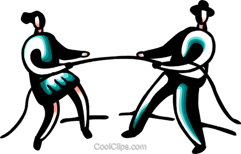 Business People Having A Tug Of War Royalty Free Vector - Business People Having A Tug Of War Royalty Free Vector (480x307)