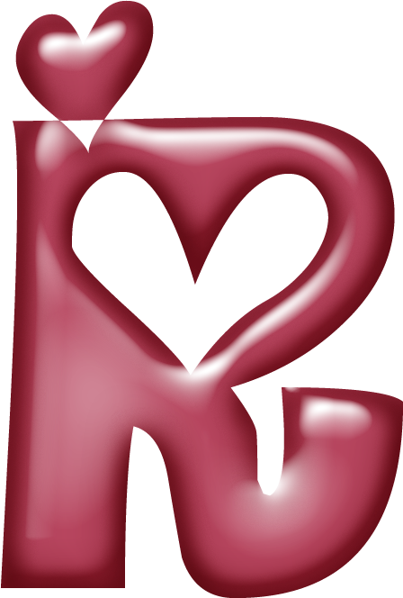 Click Here To See A Large Version - Letras En Forma De Corazon (448x664)