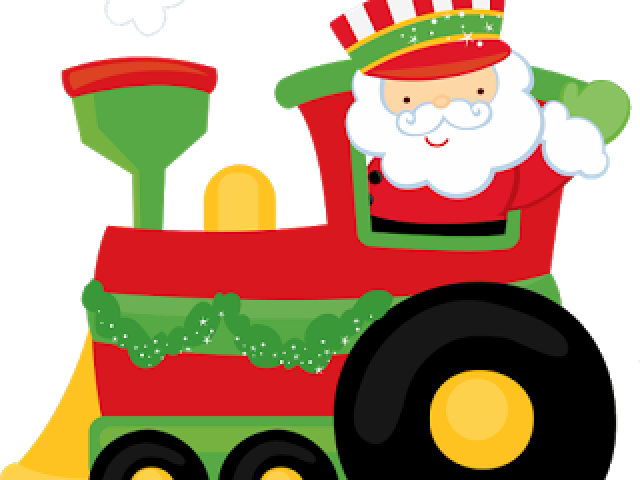 Train Clipart Christmas - Christmas Train Clipart (640x480)