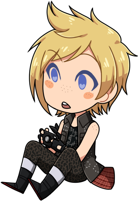 Prompto Argentum Fanart Chibi (510x675)