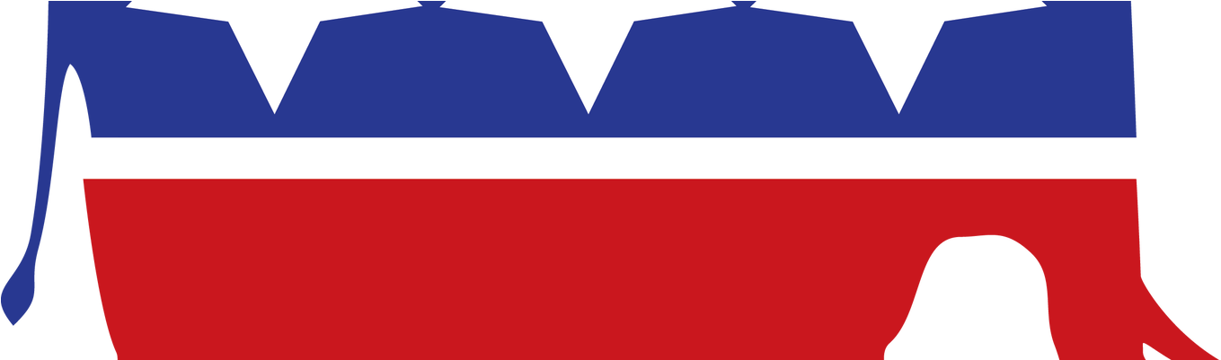 Republican Elephant Transparent Background - Republican Elephant Transparent Background (1400x400)