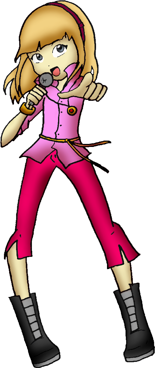 Kid Lillian Singing By Kizzy1996 By Hillygon - Cartoon (548x1256)