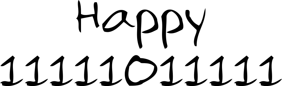 Happy 2015 In Binary - Happy 2015 In Binary (940x286)