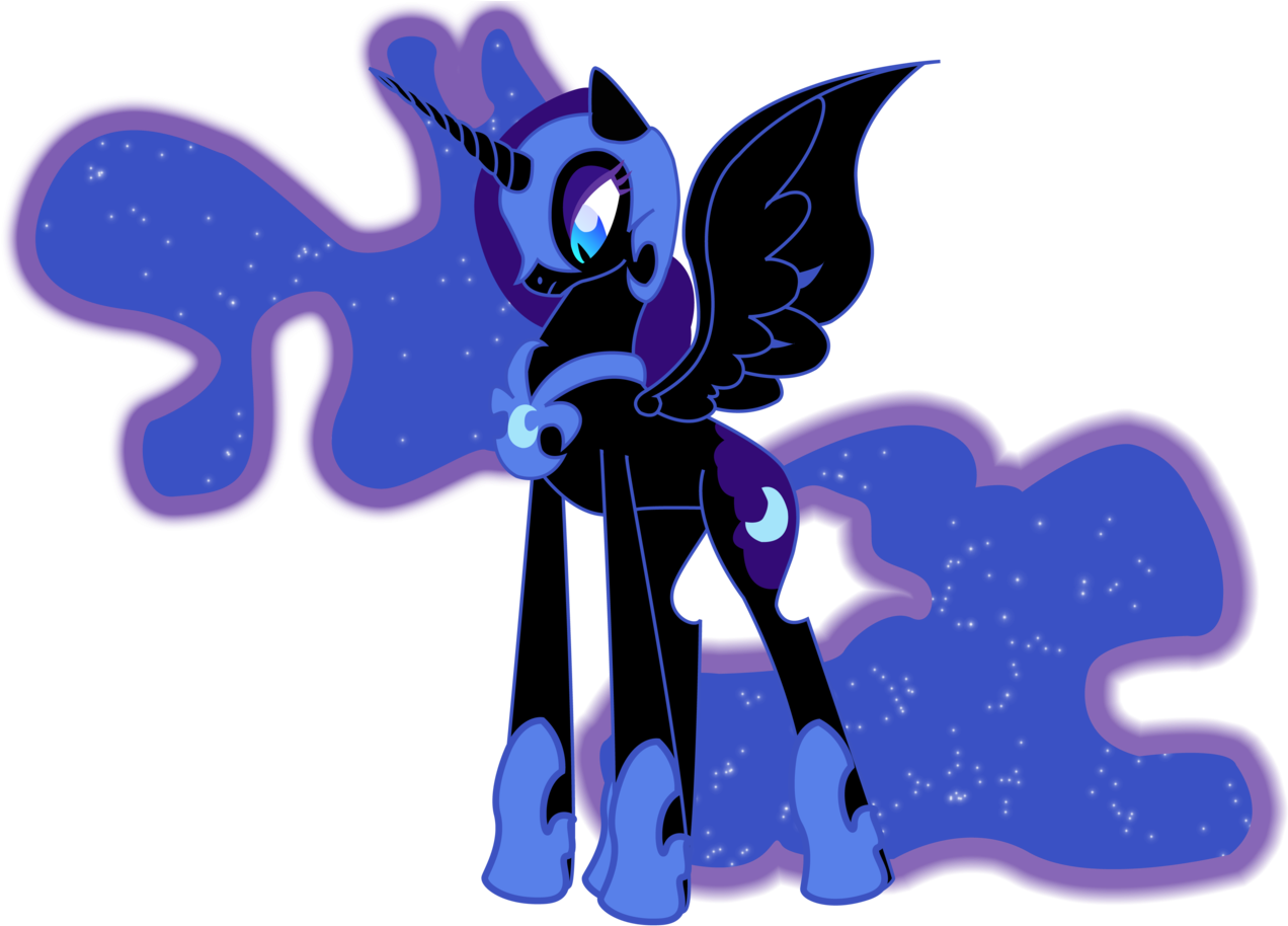 Photoshop Change Background To Transparent - My Little Pony Princess Nightmare Moon (1280x918)