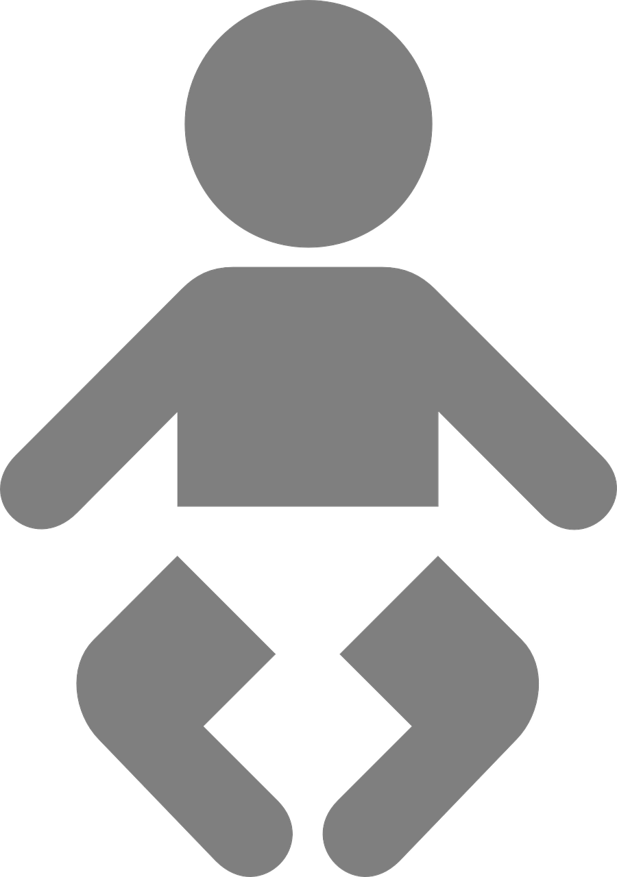 Baby,pictogram,baby Change,winding Spyce,gray,diapers,free - Baby Icon Png Gray (900x1280)