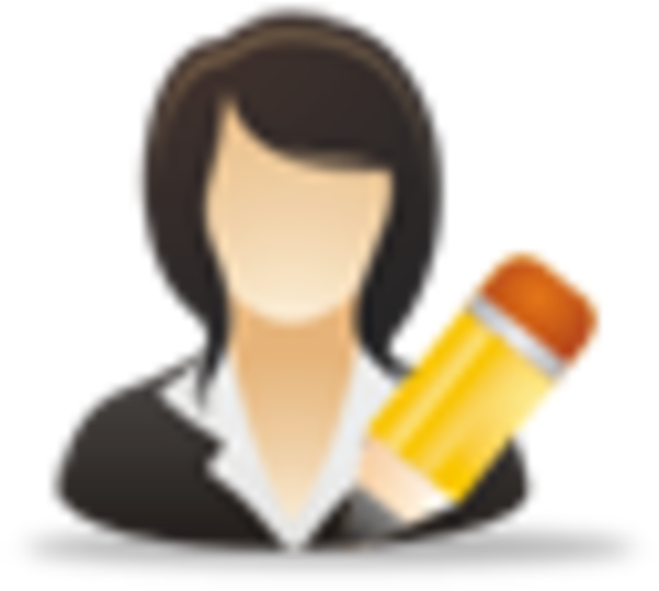 Business Woman Icon (600x600)