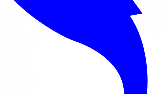 Simple Fish Clip Art Blue Clipart - Simple Fish Clip Art Blue Clipart (585x329)