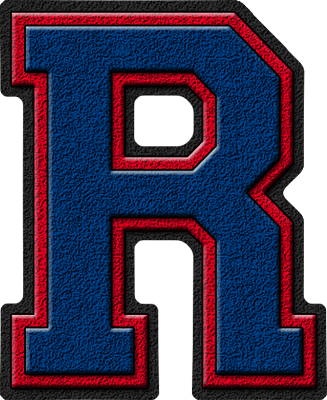 Presentation Alphabet Set - Black And Red Letters (327x400)