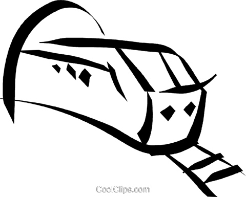 Zug Vektor Clipart Bild - Zug Vektor Clipart Bild (480x385)