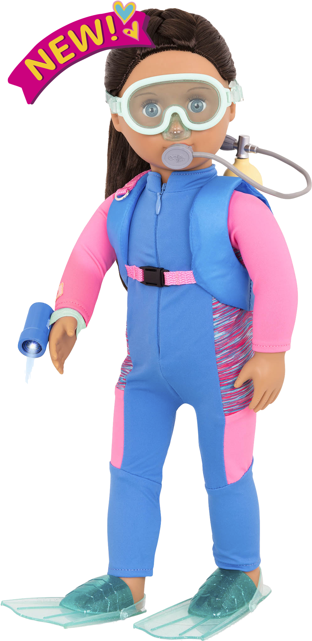 Annika 18-inch Marine Biologist Doll - Cartoon (2100x2100)