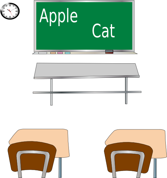 Totetude Classroom Clip Art - Clip Art (540x596)