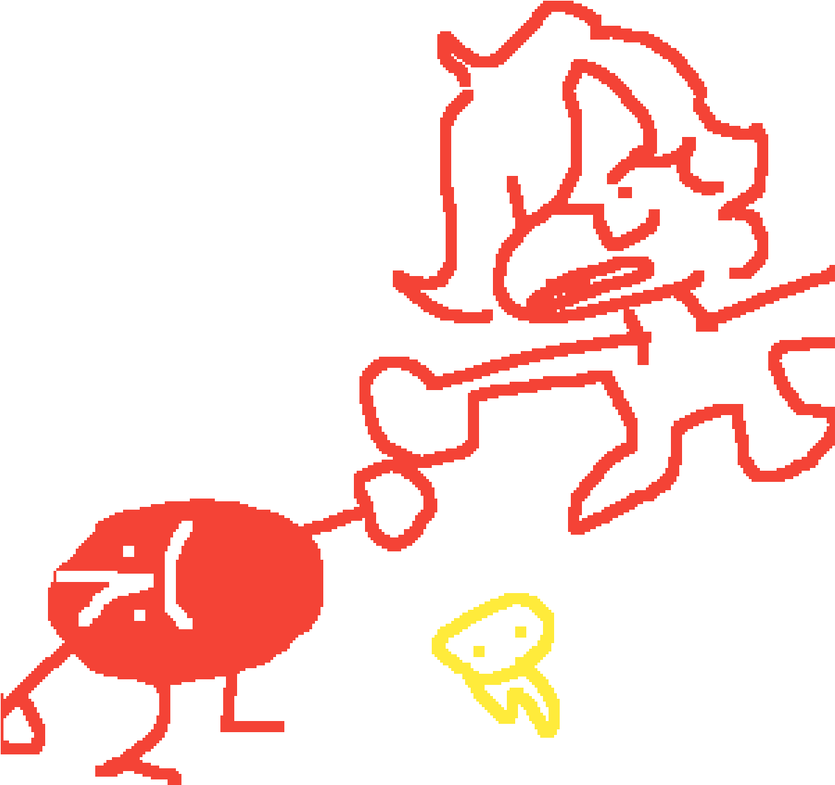 Red Dot, Purble, And Tooth Argue - Red Dot, Purble, And Tooth Argue (1200x1200)