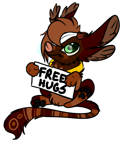 Free Hugs By Sketchytwi - Cartoon (512x597)