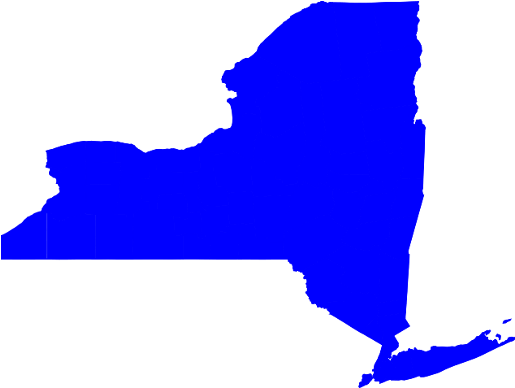 Map Of New York Wake Law Serves New York With Estate - New York State (633x476)