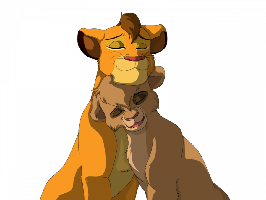 Cartoon Clipart Lion Dog Cat - Cartoon (900x675)