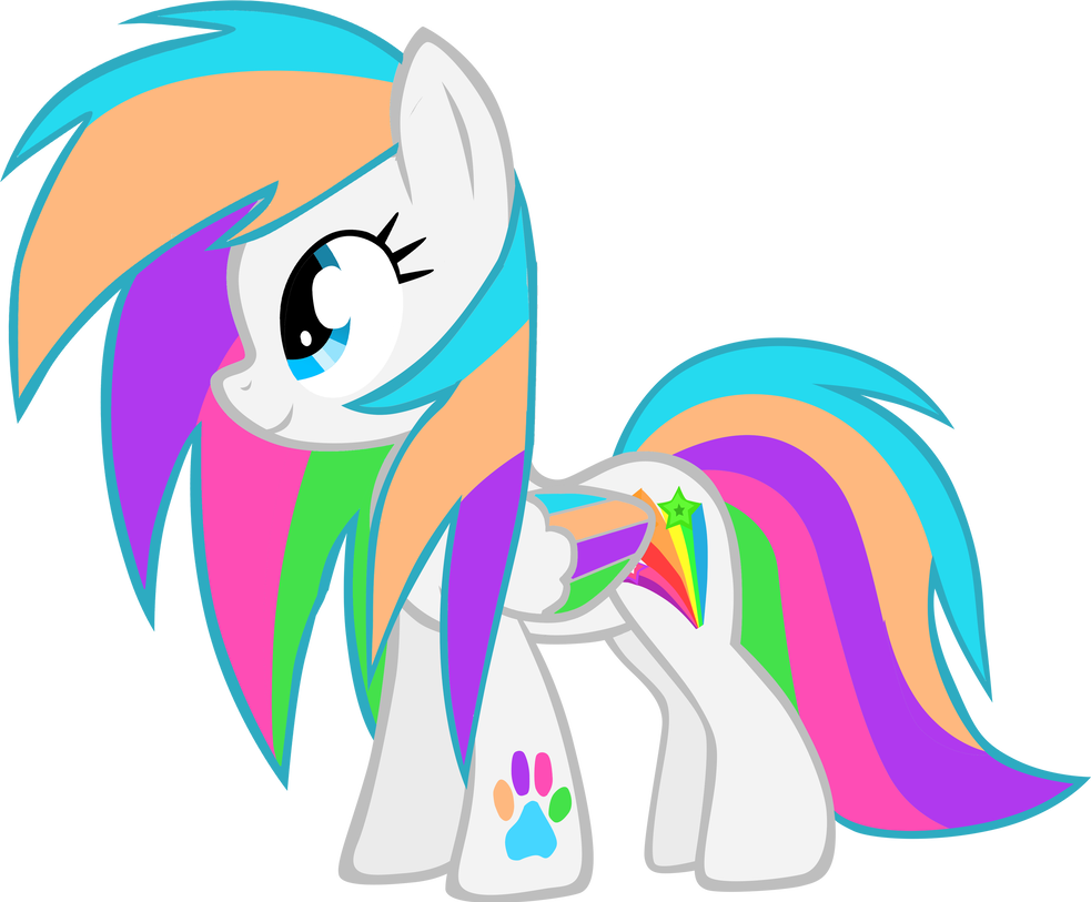 Starblaze Side View By Lyra-stars - Mlp Pony Side View (983x813)