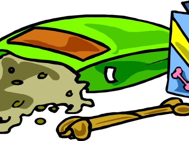 Pets Clipart Dog Cat - Clip Art Dog Food (640x480)