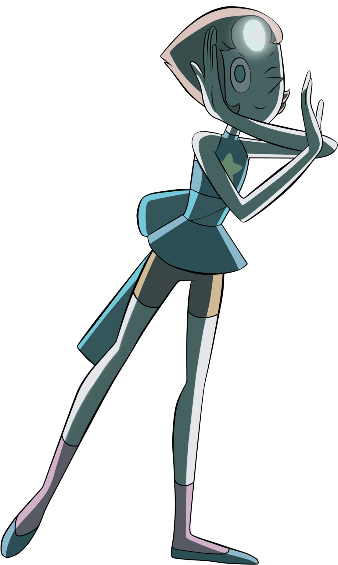 Nah, Actual Show Pearl Artstyle, Best Artstyle - Steven Universe Renegade Pearl (1600x1872)