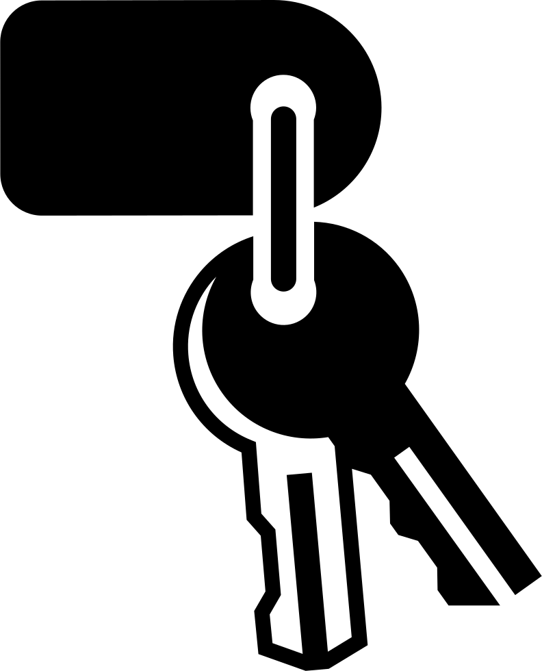 Svg Png Icon Free - Room Keys Icon (792x980)